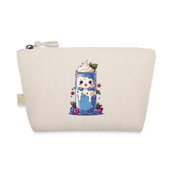 Milkshake Kawaii aux myrtilles Fun - Trousse biologique - nature - Devant