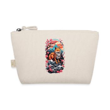 Fox Spirit Kitsune Esthétique Yokai Streetwear - Trousse biologique - nature - Devant