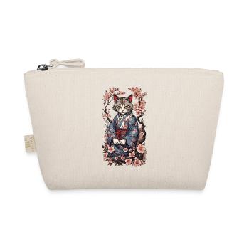 Kimono Chat Esthétique Yokai Streetwear - Trousse biologique - nature - Devant