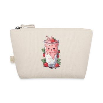 Fraises Mignon Milkshake Kawaii Fun - Trousse biologique - nature - Devant