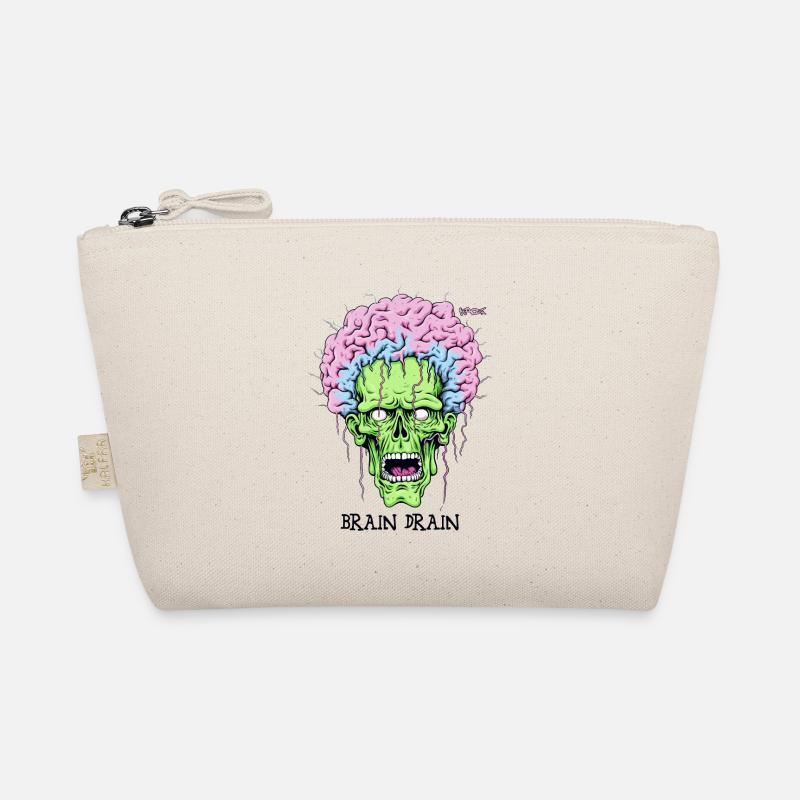 Brain Drain, cerveau de zombie géant vert-rose Trousse biologique