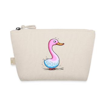 Canard de dessin animé drôle dans des couleurs de bonbons - Trousse biologique - nature - Devant