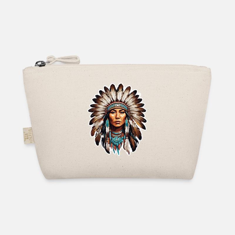 Indianer - Indianer - USA - Bio-Täschchen - Natur