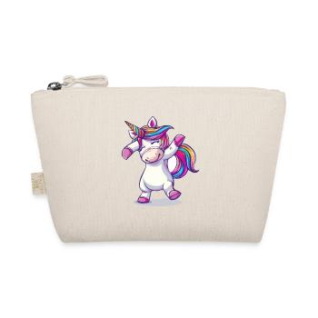 Colorful Unicorn Dance - Organic Pouch - nature - Front