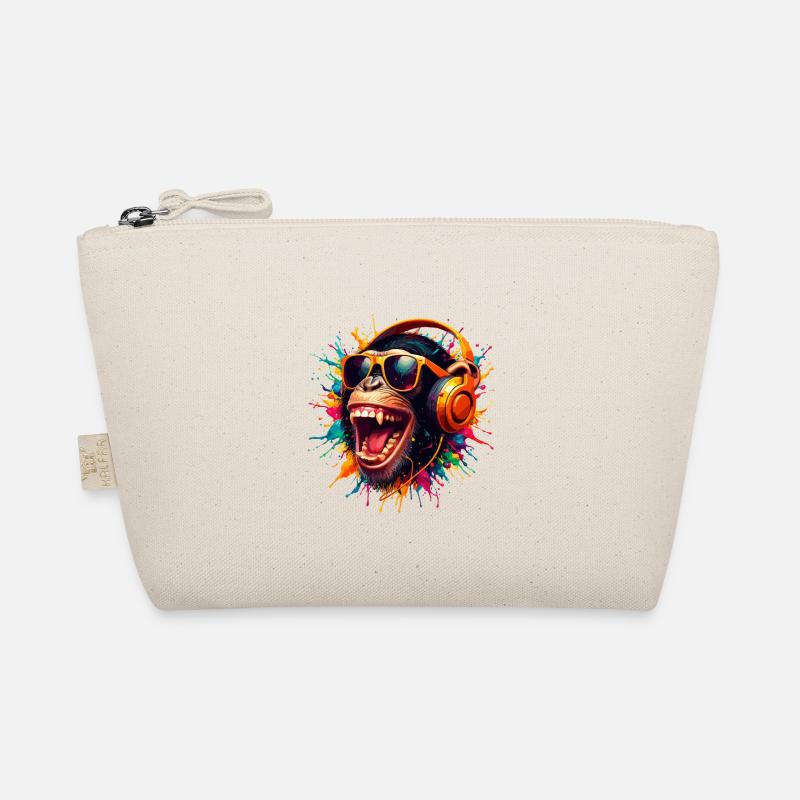 DJ Monkey Monkey Party Chimpanzé Casque drôle Trousse biologique