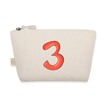 Trois - 3 - Numéro 3 - Numéro 3 - Trousse biologique - nature - Devant