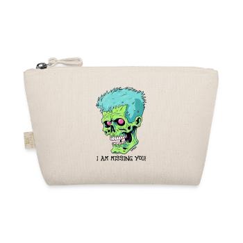 I miss you, zombie in love - Organic Pouch - nature - Front