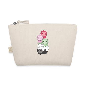 réciprocitéromantique drapeau fierté LGBTQ mignon paresseux - Trousse biologique - nature - Devant