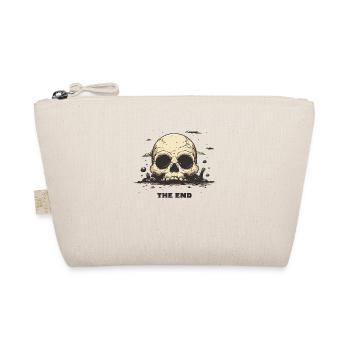 Totenkopf Ratschlag: Lebe dein Leben bis zum Ende - Bio-Täschchen - Natur - Vorne