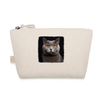 Cat Katzen British Shorthair Britisch Kurzhaar - Bio-Täschchen - Natur - Vorne