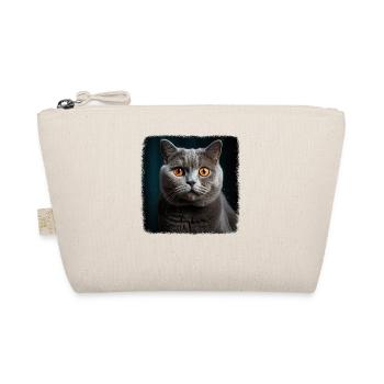 Cat Katzen British Shorthair Britisch Kurzhaar - Bio-Täschchen - Natur - Vorne