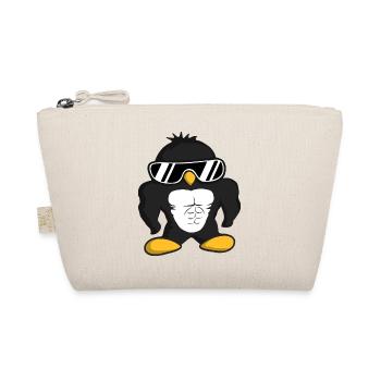 Bodybuilder Penguin Funny Cool Muscles Lunettes De Soleil - Trousse biologique - nature - Devant