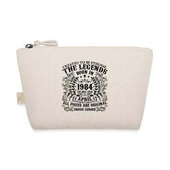 Birthday 1984 April 1984 born in April 1984 - Organic Pouch - nature - Front