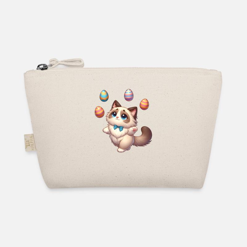 Ragdoll Cat Easter Juggler Organic Pouch