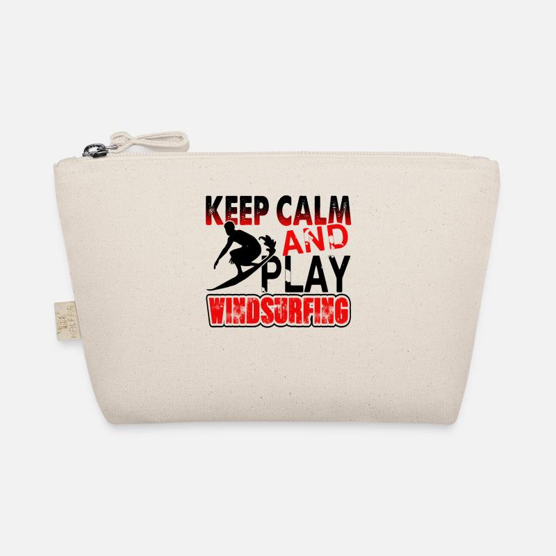 Windsurfing Keep calm and play Windsurfing Organic Pouch