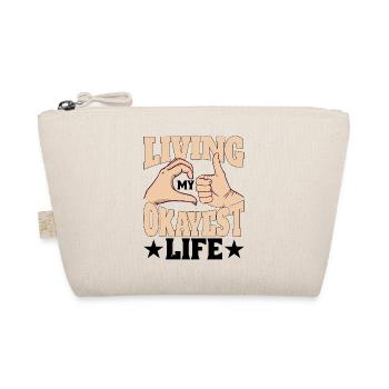Living My Okayest Life 5 - Organic Pouch - nature - Front