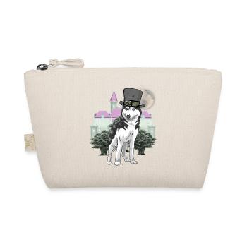 Wolf Fantasy Wolves Fairy Tale Character Fairy Tale Castle - Organic Pouch - nature - Front