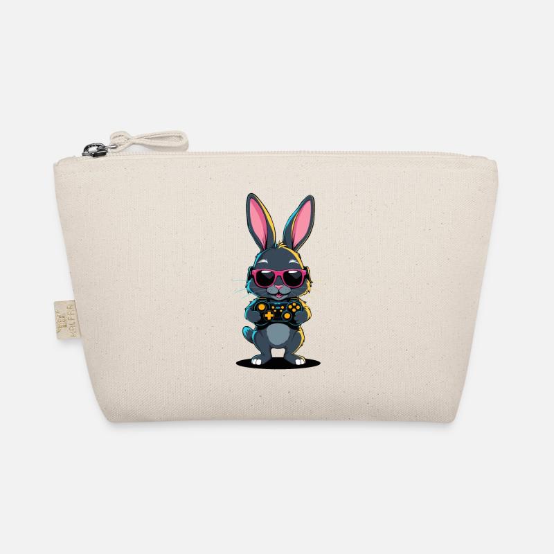 Easter Bunny Gamer Iconic Easter Gaming Organic Pouch
