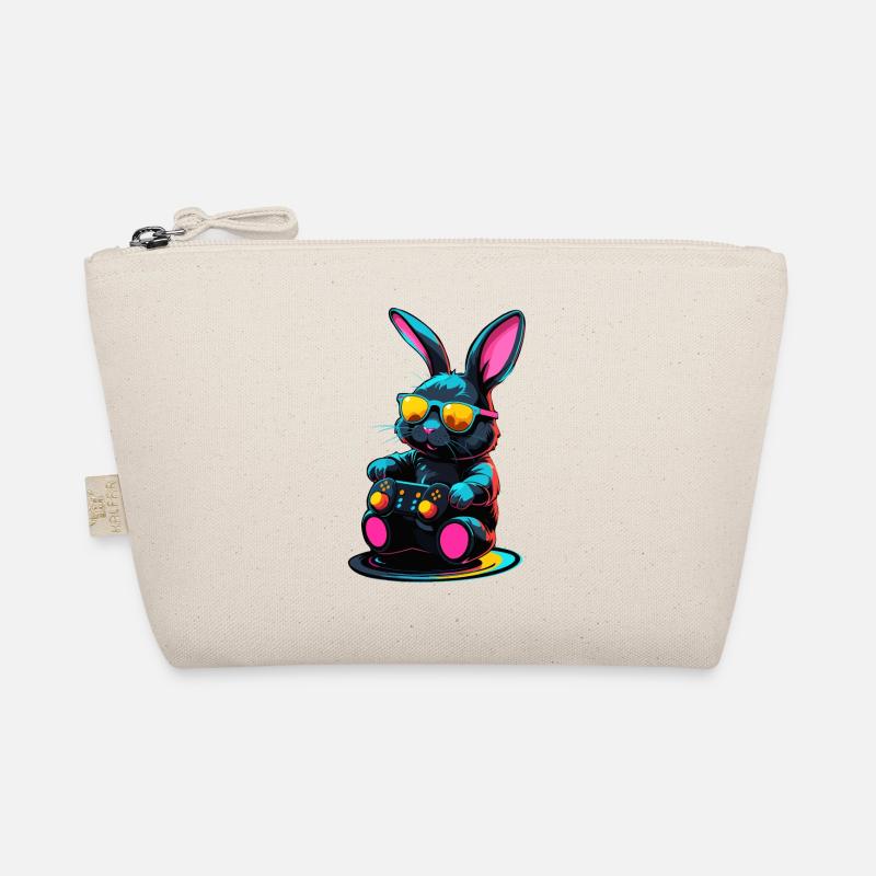 Easter Bunny Gamer Iconic Easter Gaming Organic Pouch