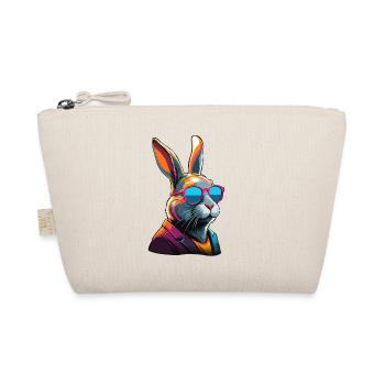 Iconic Dad Bunny Easter Bunny Streetwear Dad - Organic Pouch - nature - Front