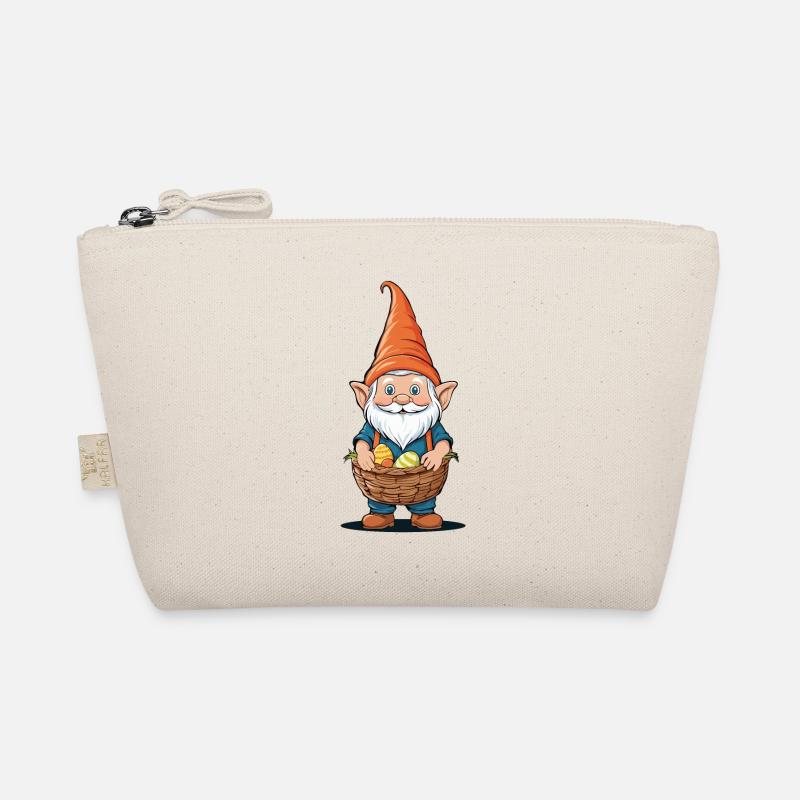 Easter Nordic Gnome Easter Bunny Funny Organic Pouch