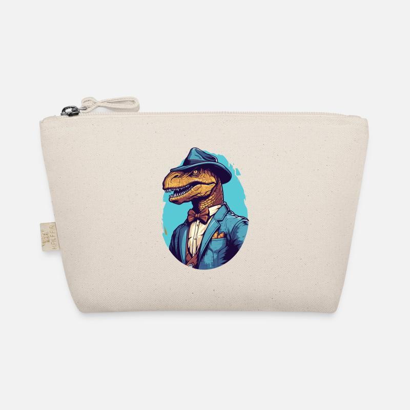 Dinosaur Raptor Detective Organic Pouch