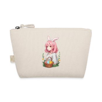 Anime Ostern Kawaii Osterhase Manga Mädchen Otaku - Bio-Täschchen - Natur - Vorne