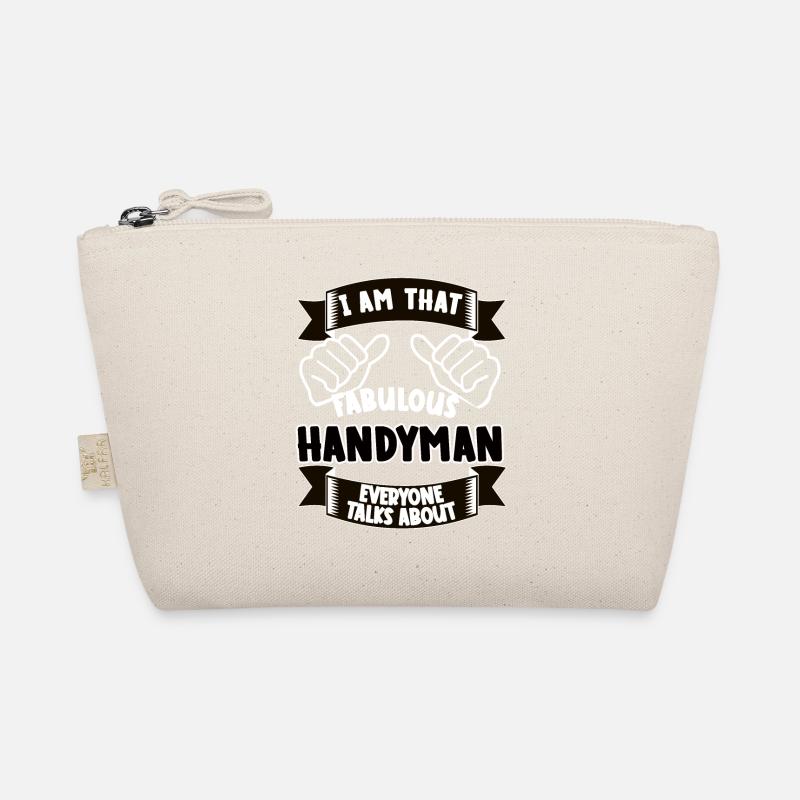 Handwerker Lustiger Spruch Geschenkidee Bio-Täschchen