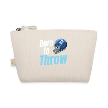 Gardien de but de botté d’envoi de football Born To Quarterback - Trousse biologique - nature - Devant