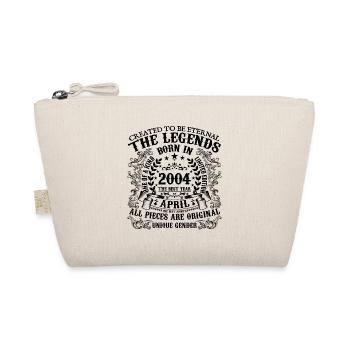 Birthday 2004 April 2004 born in April 2004 - Organic Pouch - nature - Front
