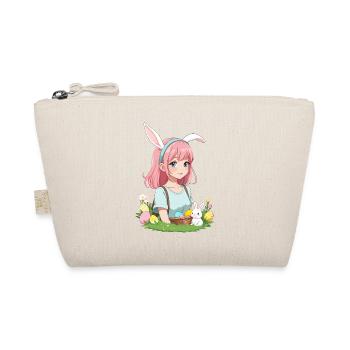 Anime Ostern Kawaii Osterhase Manga Mädchen Otaku - Bio-Täschchen - Natur - Vorne