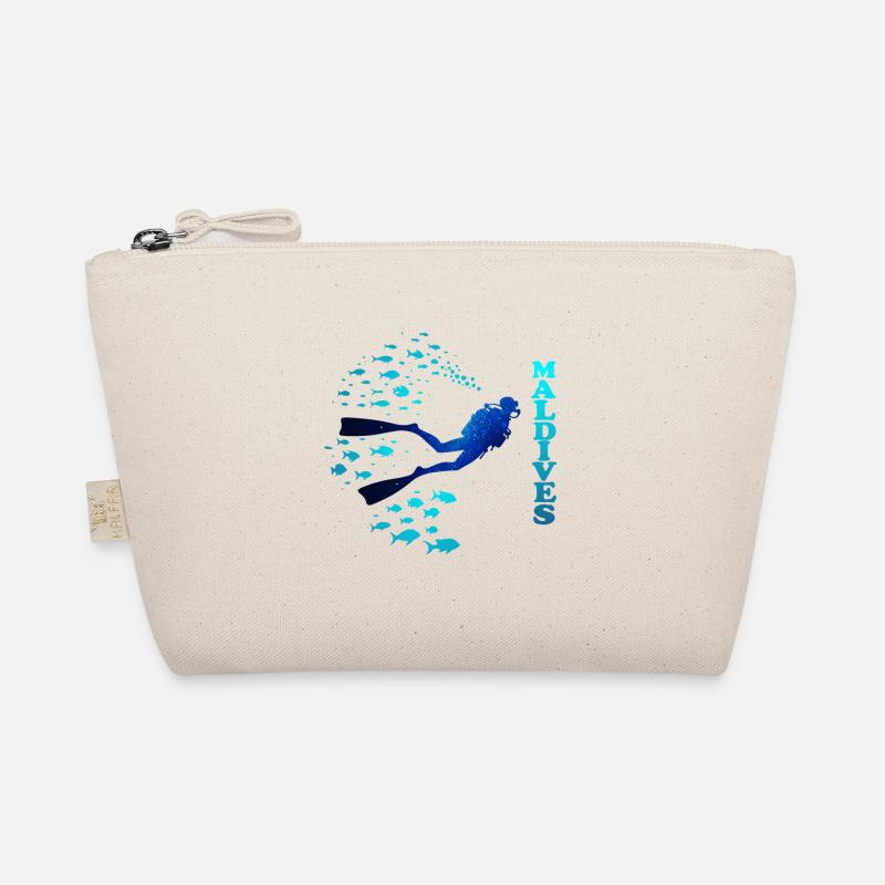 Blaue Malediven Blue Maldives Bio-Täschchen
