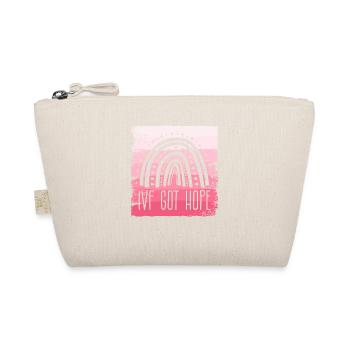 IVF Got Hope Rainbow Transfer Day IUI Infertility - Organic Pouch - nature - Front