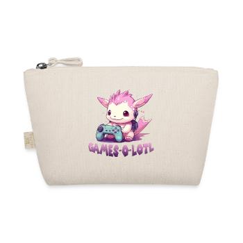 Gamer Axolotl Anime Axolotl T for gaming fans - Organic Pouch - nature - Front