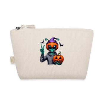 Alien paisible avec citrouille d’Halloween - Trousse biologique - nature - Devant