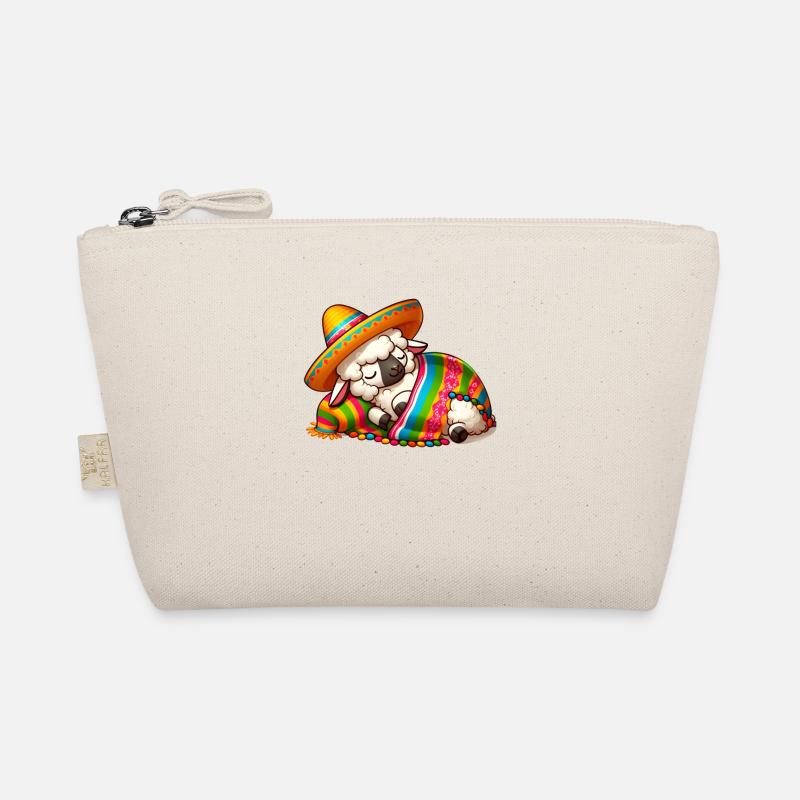 Schlafendes Cinco de Mayo Schaf Bio-Täschchen
