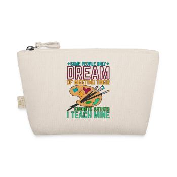 Meeting Their Favorite Artists, I Teach Mine 5 - Organic Pouch - nature - Front