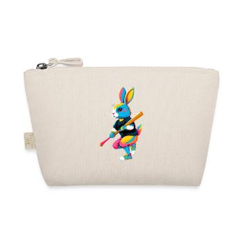 Lapin de Pâques joueur de baseball dans le style streetwear - Trousse biologique - nature - Devant