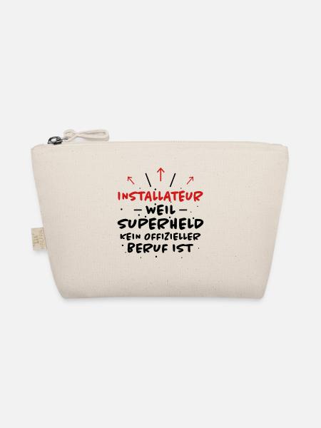 Installateur Spruch Heizung Installateur Geschenk - Bio-Täschchen - Natur