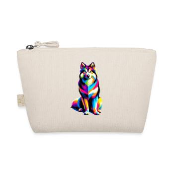 Coloré Pop Art canadien esquimau chien canadien - Trousse biologique - nature - Devant