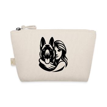 Malinois Mom - dogmom Vektor Design - Bio-Täschchen - Natur - Vorne