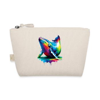 Colorful Splash Art Humpback Whale Humpback Whales - Organic Pouch - nature - Front