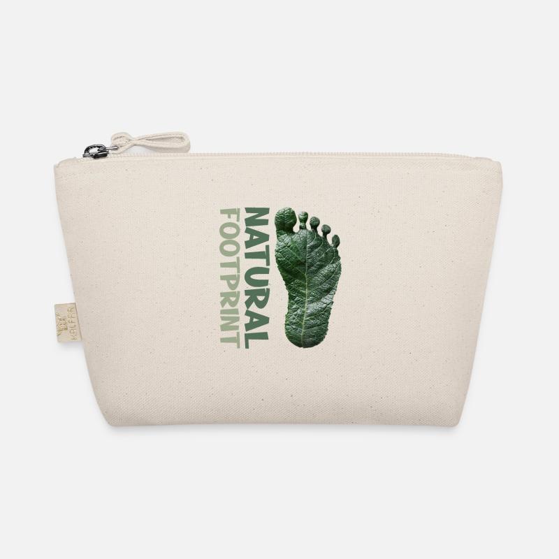 Natural Footprint Environment Climate Conservation Shirt Organic Pouch