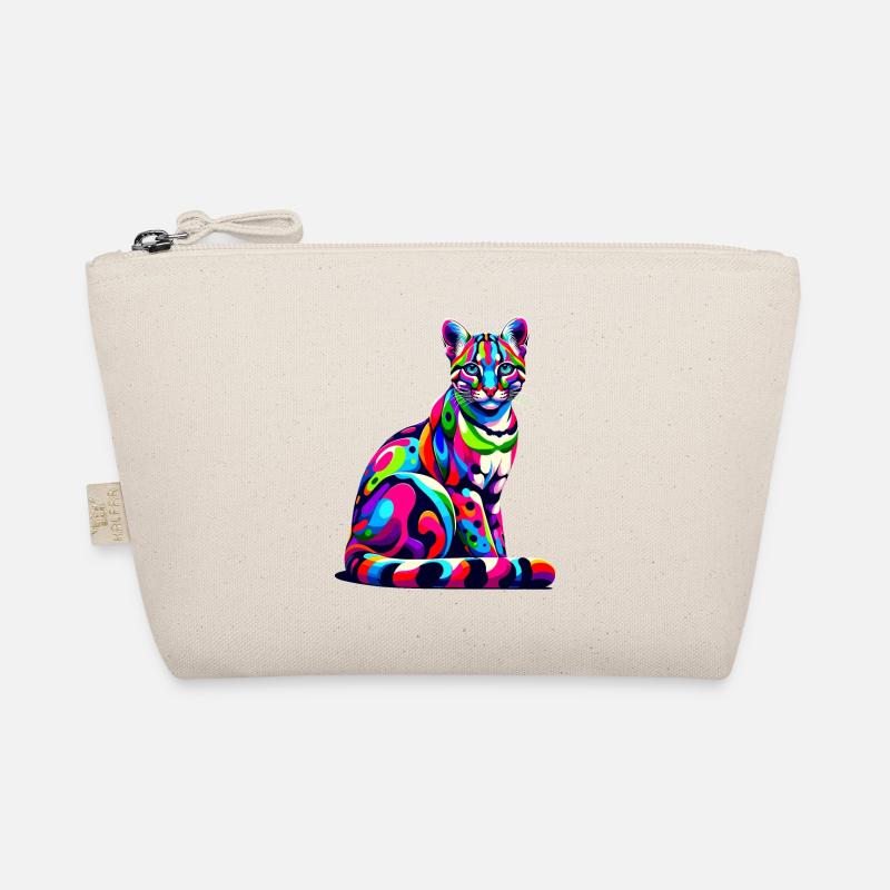 Pop Art coloré Ocelot Ocelots léopard nain Trousse biologique