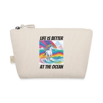 La vie est meilleure à la licorne de l’océan - Trousse biologique - nature - Devant