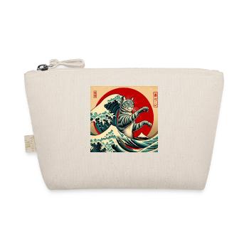 Sunset Silhouette Wave Papyrus - Organic Pouch - nature - Front