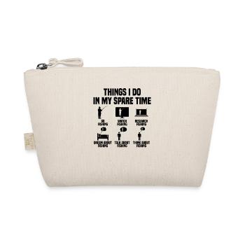 Things I do in my free time: Fishing - Organic Pouch - nature - Front