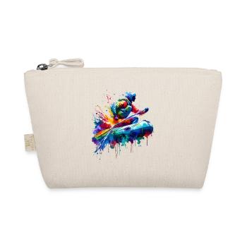 Colorful Splash Art River White Water Rafting - Organic Pouch - nature - Front