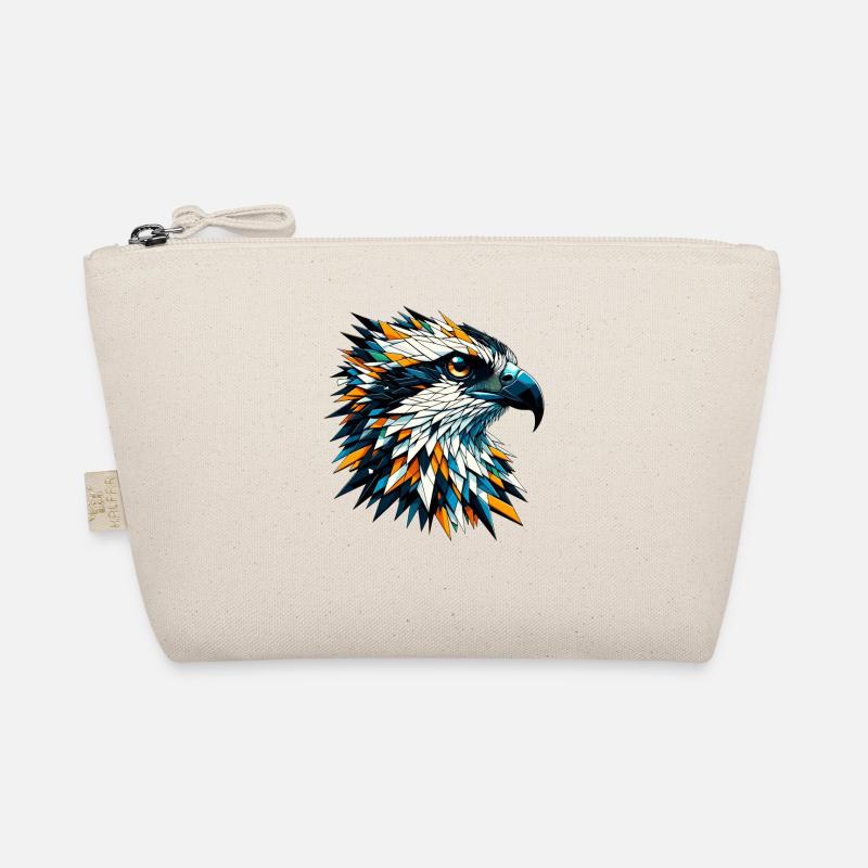 Polygon Art Osprey Sea Hawk Ospreys Organic Pouch