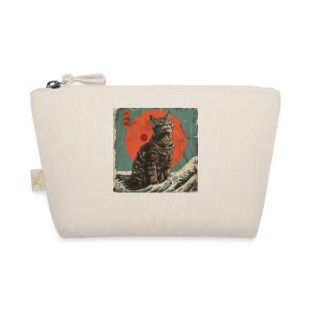 Sunset Silhouette Wave Papyrus - Organic Pouch - nature - Front
